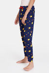 Zivame Fruggies Knit Poly Pyjama - Medieval Blue — thumbnail 2